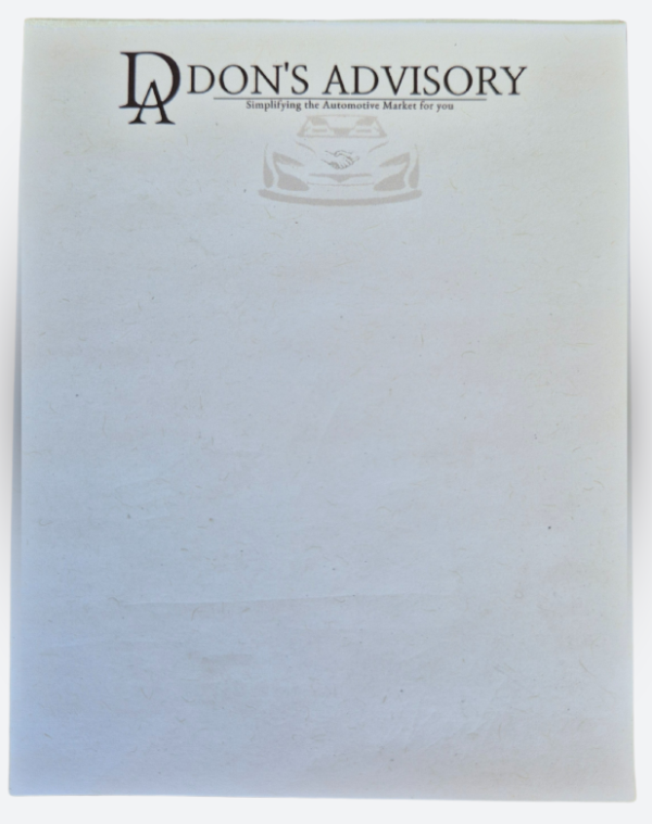 Don's Advisory Note Pad