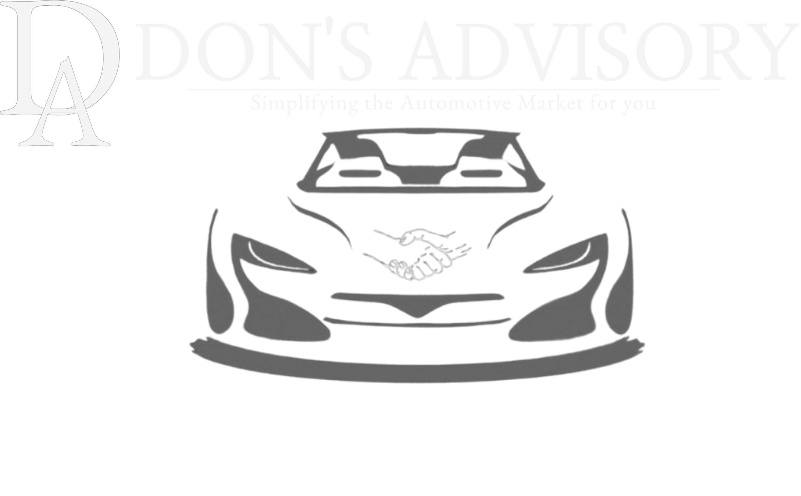 Don's Advisory — Simplifying the Automotive Market for you